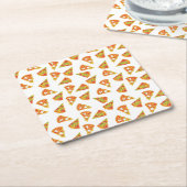 Love Pizza Kartonnen Onderzetters (Schuin)