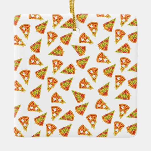 Love Pizza Keramisch Ornament (Voorkant)
