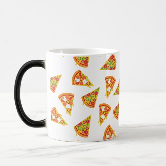 Love Pizza Magische Mok (Links)