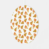 Love Pizza Metalen Ornament (Voorkant links)