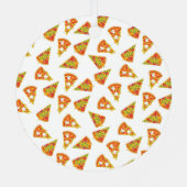 Love Pizza Metalen Ornament (Achterkant)