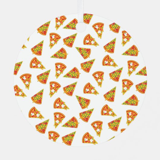 Love Pizza Metalen Ornament (Achterkant)