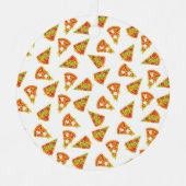 Love Pizza Metalen Ornament (Voorkant)