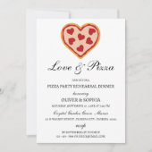 Love & Pizza Oefenavond Eetfestijn Uitnodiging (Voorkant)