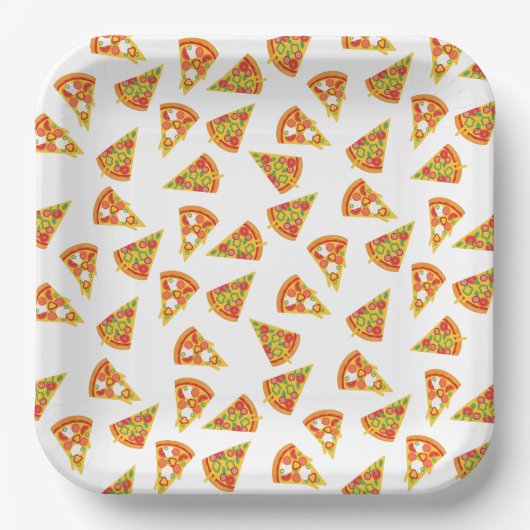 Love Pizza Papieren Bordje (Voorkant)