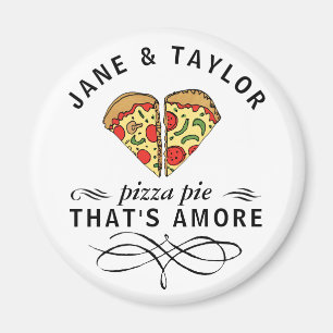 Love Pizza Personalized Magneet