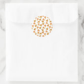 Love Pizza Ronde Sticker (Tas)