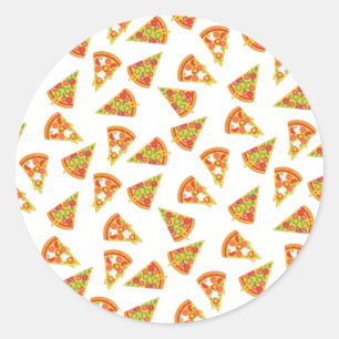 Love Pizza Ronde Sticker