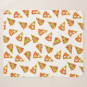 Love Pizza Sherpa Deken (Voorkant (horizontaal))