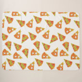 Love Pizza Sherpa Deken (Voorkant (horizontaal))