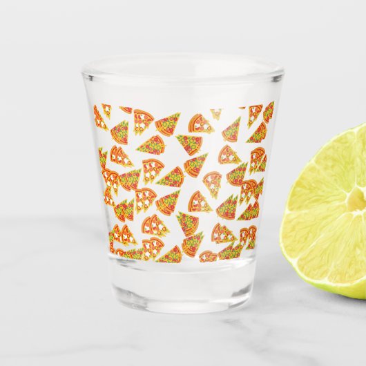 Love Pizza Shot Glas (Voorkant)