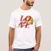 Love Pizza T-shirt (Voorkant)
