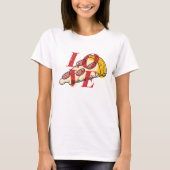 Love Pizza T-shirt (Voorkant)