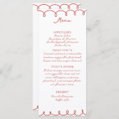 Love & Pizza | Whimsical Menu (Voorkant / Achterkant)