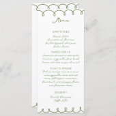 Love & Pizza | Whimsical  Menu (Voorkant / Achterkant)