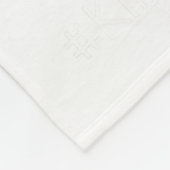 Love Plaid Red Leopard Kindergarten Teacher Valent Fleece Deken (Hoek)