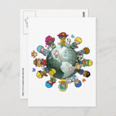 Love Planet Earth: Unite for Peace Briefkaart (Voorkant / Achterkant)