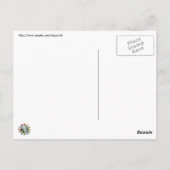 Love Planet Earth: Unite for Peace Briefkaart (Achterkant)