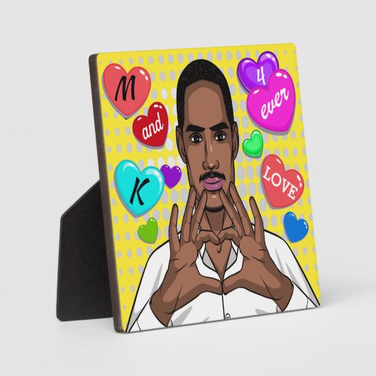 LOVE Plaque Fotoplaat (Voorkant)