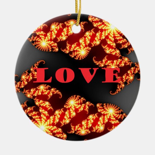 Love.png Keramisch Ornament (Voorkant)