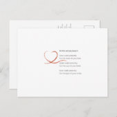 Love Poem briefkaart (Voorkant / Achterkant)