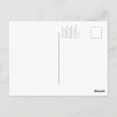 Love Poem briefkaart (Achterkant)