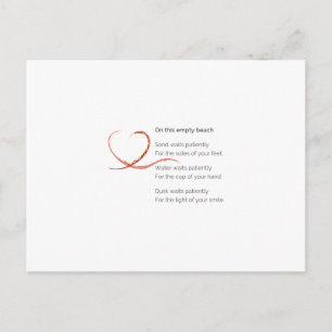 Love Poem briefkaart