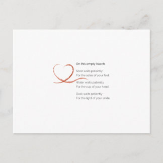 Love Poem briefkaart
