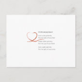 Love Poem briefkaart (Voorkant)