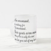 Love Poem Roos Romantic Cup Matglas Koffiemok (Voorkant links)