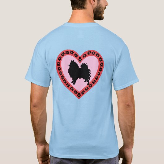 Love Pomeranians T-shirt (Achterkant)