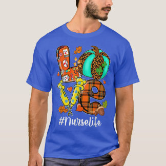 LOVE pomkin Leopard spuit Nurse Life Herfst T-shirt