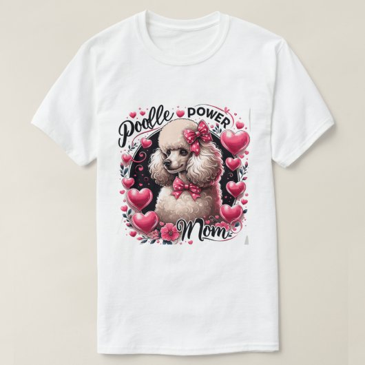 Love Poodle - Heart Bubbles T-shirt (Design voorkant)
