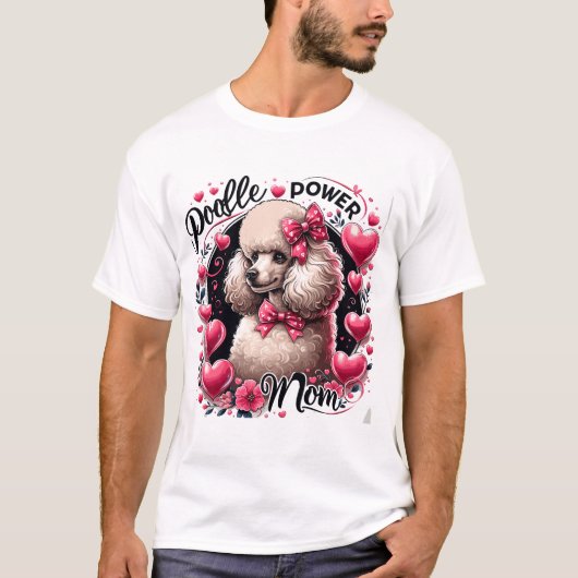 Love Poodle - Heart Bubbles T-shirt (Voorkant)