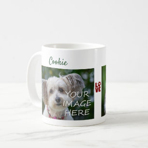 LOVE Poot Hond Kat Foto's Namen Modern Mooi Nieuw  Koffiemok
