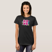Love Pop Art Comic T-shirt (Voorkant volledig)