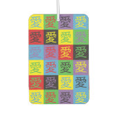 Love Pop Art Luchtverfrisser (Voorkant)