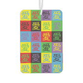 Love Pop Art Luchtverfrisser (Achterkant)