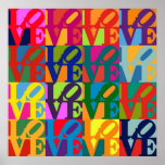 Love Pop Art Poster<br><div class="desc">Love Pop Art Poster Anime Cartoon Comic Fiction Manga</div>