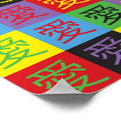 Love Pop Art Poster (Hoek)
