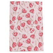 Love Pop Retro Valentijns Medium Cadeauzakje (Voorkant)