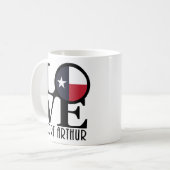 LOVE Port Arthur 11oz Koffiemok (Voorkant links)