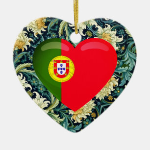 Love Portugal Keramisch Ornament