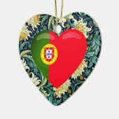 Love Portugal Keramisch Ornament (Links)
