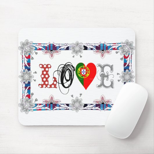 Love Portugal Muismat (Met muis)