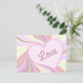 Love Post Card Briefkaart (Staand voorkant)