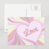 Love Post Card Briefkaart (Voorkant / Achterkant)