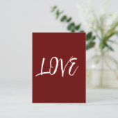 Love Post Card Briefkaart (Staand voorkant)