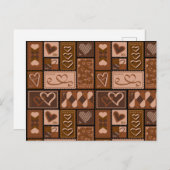 Love Postage Stamp Briefkaart (Voorkant / Achterkant)