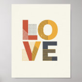 LOVE Poster - Inspirational Quote Wall Art | Gift (Voorkant)